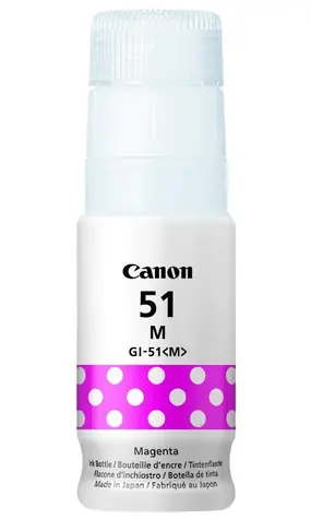 Canon GI-51M originální inkoust fialová / pro PIXMA G1520 & PIXMA G2520 & PIXMA G3520 / 70 ml