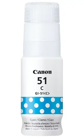 Canon GI-51C originální inkoust modrá / pro PIXMA G1520 & PIXMA G2520 & PIXMA G3520 / 70 ml