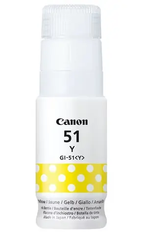 Canon GI-51Y originální inkoust žlutá / pro PIXMA G1520 & PIXMA G2520 & PIXMA G3520 / 70 ml
