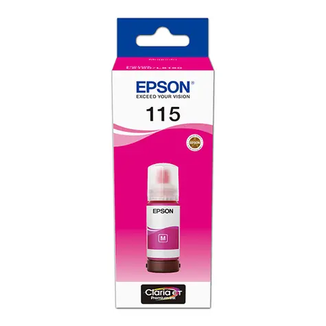 Epson originální inkoust no. 115 fialová / pro EcoTank L8160 & L8180 / 6.200 stran