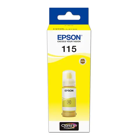 Epson originální inkoust no. 115 žlutá / pro EcoTank L8160 & L8180 / 6.200 stran