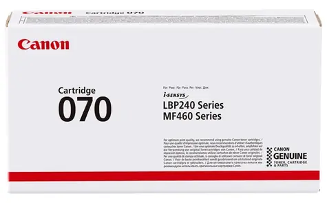 Canon originální toner 070 černá / pro i-SENSYS MF461x & MF463x & MF465x & LBP243x & LBP246x / 3 000 stran