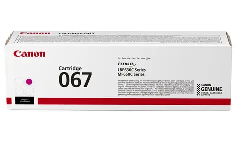 Canon originální toner CRG 067 fialová / pro LBP631Cw & LBP633Cdw & MF651Cw & MF655Cdw & MF657Cdw / 1 250 stran