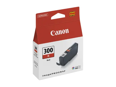 Canon originální cartridge PFI-300 R červená / 14.4ml