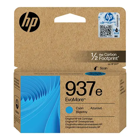 HP 937e EvoMore originální toner modrá / 1650 stran