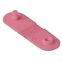 Zebra Wristband clips Pink 275/pack / spony na náramky