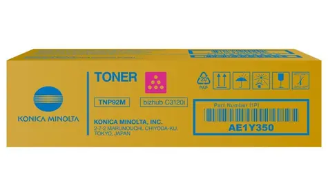 Konica Minolta TNP92M originální toner fialová / pro Minolta bizhub C3120i / 4.000 stran