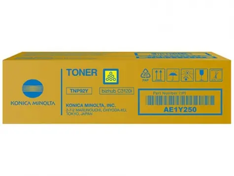 Konica Minolta TNP92Y originální toner žlutá / pro Minolta bizhub C3120i / 4.000 stran
