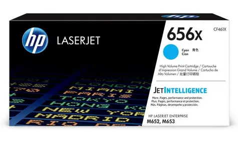 HP 656X originální toner modrá / pro HP Color LaserJet Enterprise M652dn & M652n / 22.000 stran