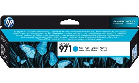 HP 971 (CN622AE) originální inkoustová náplň modrá / pro HP Officejet Pro X451dw & X476dw & X551dw / 24.5ml