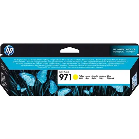 HP 971 (CN624AE) originální inkoustová náplň žlutá / pro HP Officejet Pro X451dw & X476dw & X551dw / 32ml