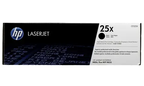 HP 25X (CF325X) originální toner černá / pro HP LaserJet Enterprise Flow M830 & HP LaserJet M806 / 34.500 stran
