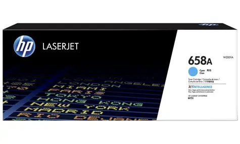 HP 658A (W2001A) originální toner modrá / pro HP Color LaserJet Enterprise M751 / 6.000 stran