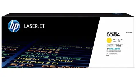 HP 658A (W2002A) originální toner žlutá / pro HP Color LaserJet Enterprise M751 / 6.000 stran