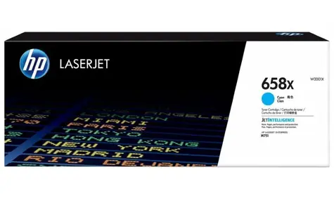 HP 658X (W2001X) originální toner modrá / pro HP Color LaserJet Enterprise M751 / 28.000 stran