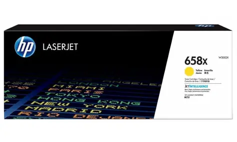 HP 658X (W2002X) originální toner žlutá / pro HP Color LaserJet Enterprise M751 / 28.000 stran