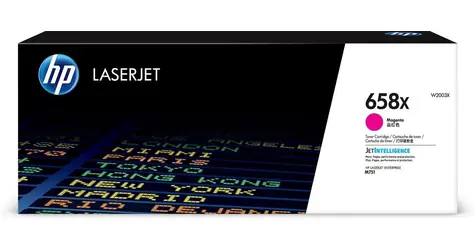 HP 658X (W2003X) originální toner purpurová / pro HP Color LaserJet Enterprise M751 / 28.000 stran