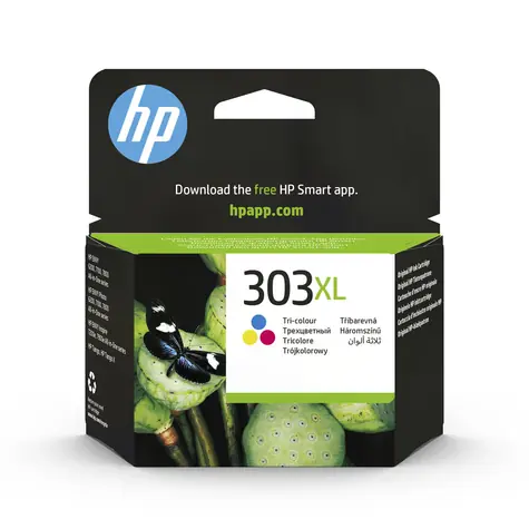 HP 303XL (T6N03AE) inkoustová kazeta multipack CMY / pro HP ENVY Photo 62XX / 415 stra