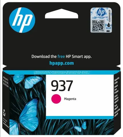 HP 937 inkoustová kazeta fialová / pro HP OfficeJet Pro 9120e & 9122e & 9125e & 9132e / 800 stran