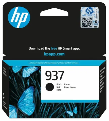 HP 937 inkoustová kazeta černá / pro HP OfficeJet Pro 9120e & 9122e & 9125e & 9132e / 1250 stran
