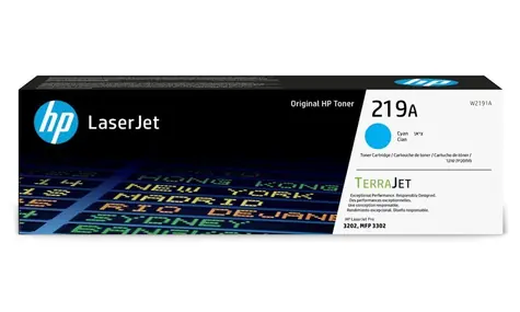 HP 219A originální toner modrá / pro HP Color LaserJet Pro 3202dn & Color LaserJet Pro 3202dw / 1.200 stran