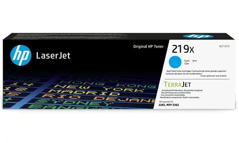 HP 219X originální toner modrá / pro HP Color LaserJet Pro 3202dn & Color LaserJet Pro 3202dw / 2.500 stran