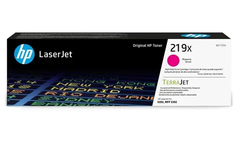HP 219X originální toner purpurová / pro HP Color LaserJet Pro 3202dn & Color LaserJet Pro 3202dw / 2.500 stran