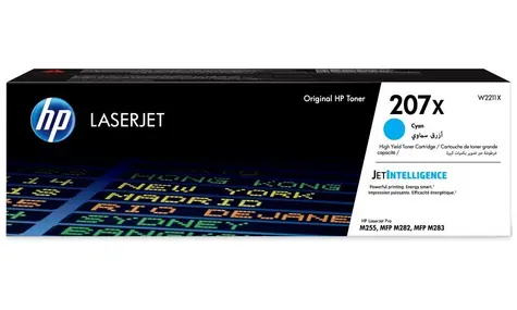 HP 207X originální toner modrá / pro LaserJet Pro M283fdw / 2.450 stran