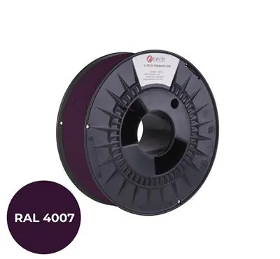C-TECH PREMIUM LINE Filament PETG purpurová fialková | RAL4007 | 1.75mm | 1kg