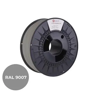 C-TECH PREMIUM LINE Filament PETG šedý hliník | RAL9007 | 1.75mm | 1kg