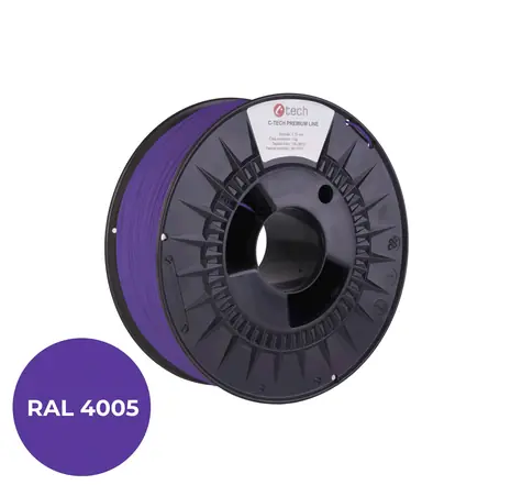 C-TECH PREMIUM LINE Filament PLA modrofialová | RAL4005 | 1.75mm | 1kg