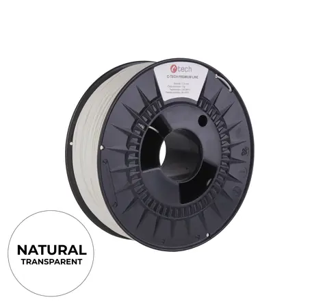 C-TECH PREMIUM LINE Filament PLA natural | 1.75mm | 1kg