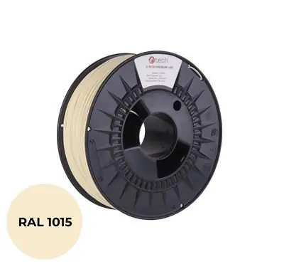 C-TECH PREMIUM LINE Filament PLA slonová kost světlá | RAL1015 | 1.75mm | 1kg