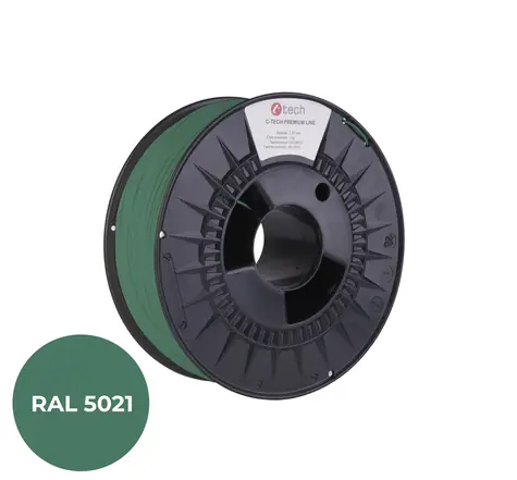 C-TECH PREMIUM LINE Filament PLA vodní modrá | RAL5021 | 1.75mm | 1kg