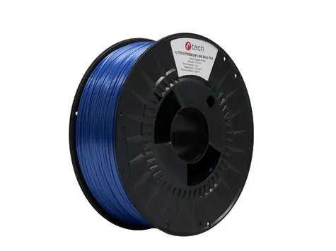 C-TECH PREMIUM LINE Filament Silk PLA signální modrá | RAL5005 | 1.75mm | 1kg
