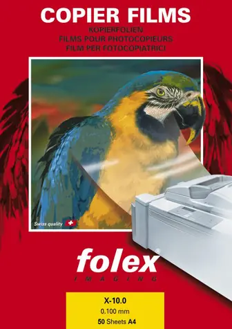 folex Čirá fólie X10.0 A3 / Čirá polyesterová fólie / ČB laser / 50 ks
