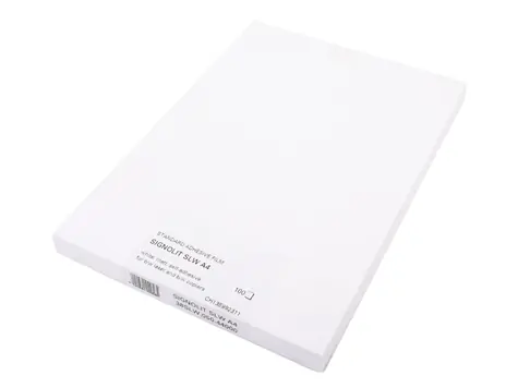 REGULUS Signolit SLW A4 - bílá matná samolepící fólie / Color Laser