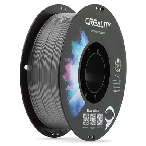 Creality Filament CR-PETG šedá / struna pro 3D tiskárnu / PETG / 1.75mm / 1kg