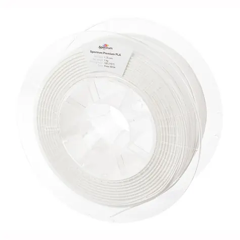 Spectrum 80012 3D filament Premium PLA polar white | 1.75mm | 1000g