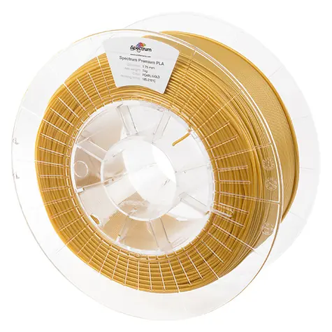 Spectrum 80044 3D filament Premium PLA pearl gold | 1.75mm | 1000g