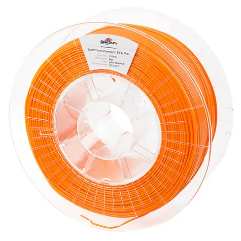 Spectrum 80101 3D filament PLA Pro lion orange | 1.75mm | 1000g