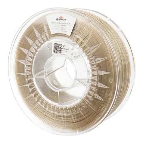 Spectrum 80273 3D filament PLA Glitter clear gold | 1.75mm | 1000g