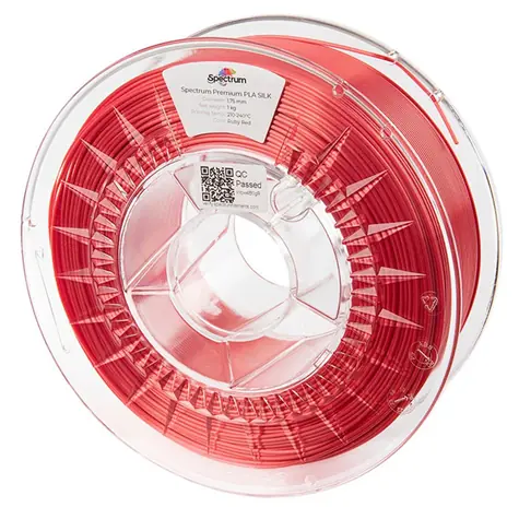 Spectrum 80443 3D filament PLA Silk ruby red | 1.75mm | 1000g