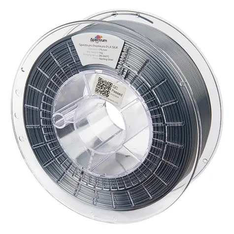 Spectrum 80444 3D filament PLA Silk sterling silver | 1.75mm | 1000g
