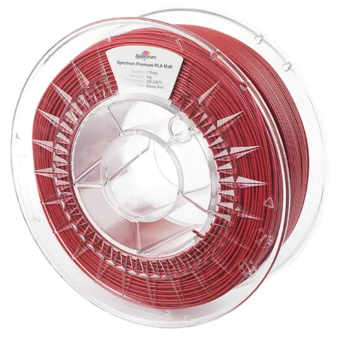 Spectrum 80240 3D filament PLA Matt bloody red | 1.75mm | 1000g