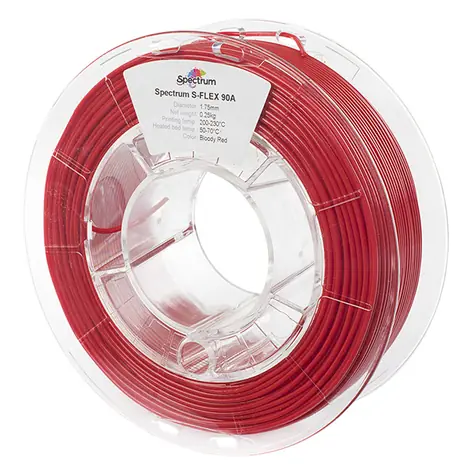 Spectrum 80252 3D filament S-Flex 90A bloody red | 1.75mm | 250g