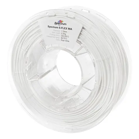 Spectrum 80261 3D filament S-Flex 90A polar white | 1.75mm | 250g