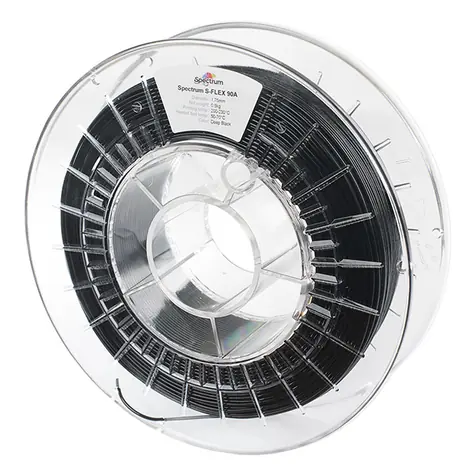 Spectrum 80255 3D filament S-Flex 90A deep black | 1.75mm | 500g