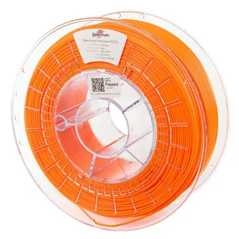Spectrum 80662 3D filament Premium PCTG pure orange | 1.75mm | 1000g