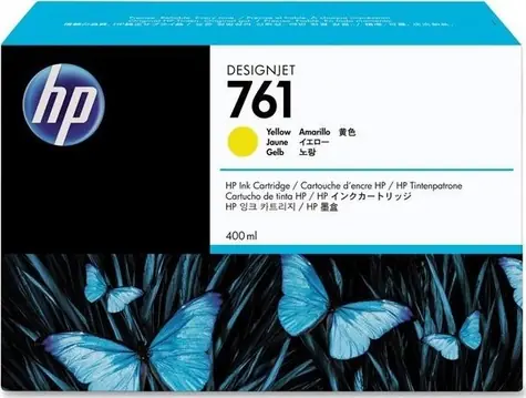 HP 761 (CM992A) originální inkoustová kazeta žlutá / pro HP DesignJet T7100 & T7200